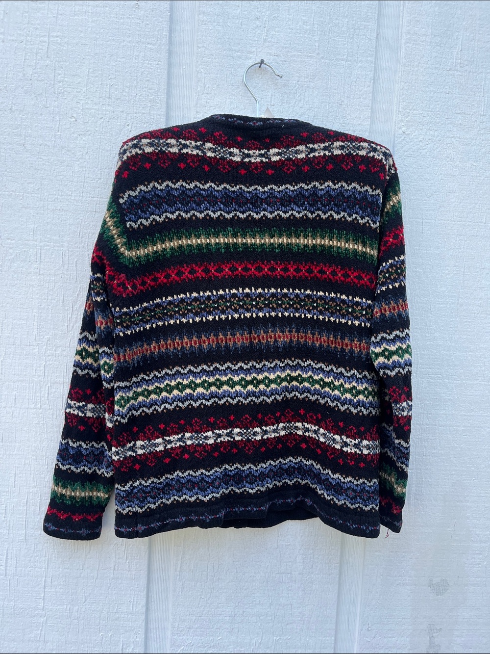 Vintage Talbots Fair Isle Y2K Cardigan Sweater Women’s Sp Nordic Cottagecore - Picture 4 of 8